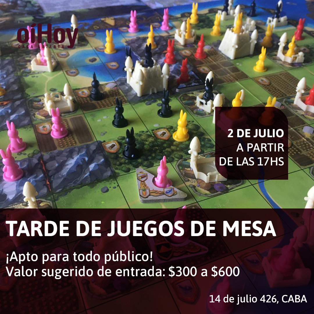 TARDE DE JUEGOS DE MESA 13 - OiHoy Casa Abierta