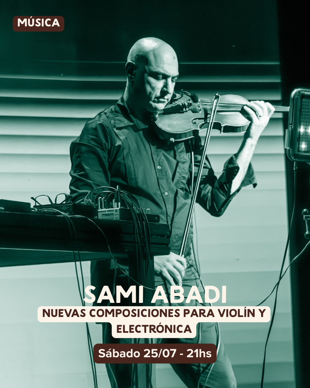 Sami Abadi - Nuevas composiciones para violín y electrónica 13 - OíHoy
