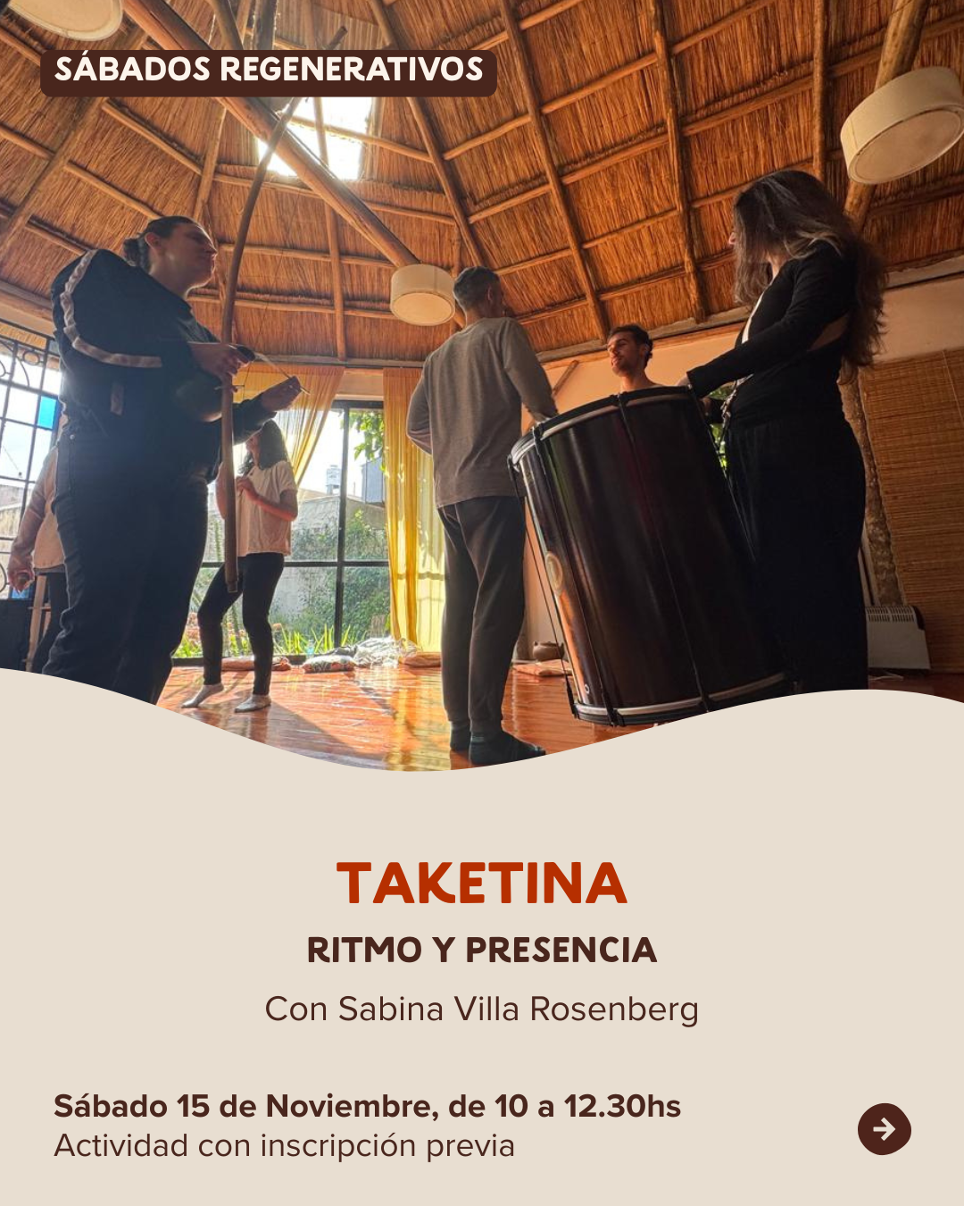 TaKeTiNa - Ritmo y Presencia por Sabina Villa Rosenberg 13 - OíHoy
